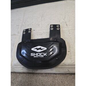 Shock Doctor Youth Football Lower Rear Back Plate Black
